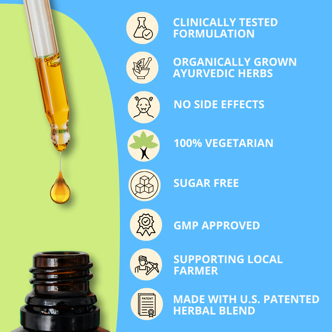Brainify Drops – Clinically Tested Ayurvedic Formula for Kids’ Brain Health (2-16 Yrs) | No Added Sugar & Preservatives - 30ml - Image 6