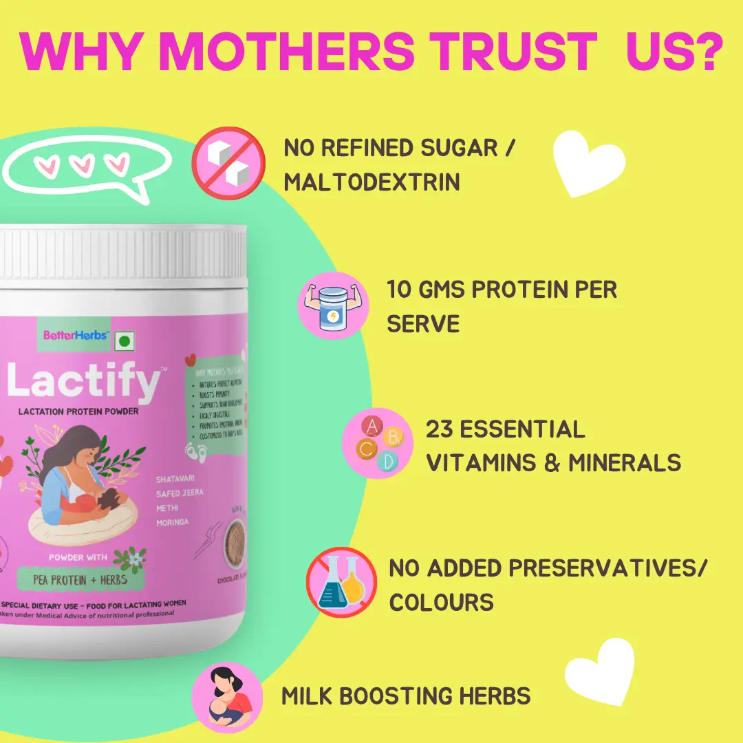 Lactify Lactation Protein Powder for New Moms | Better Milk Supply + Mother's Recovery | No Refined Sugar - 325g - Image 24