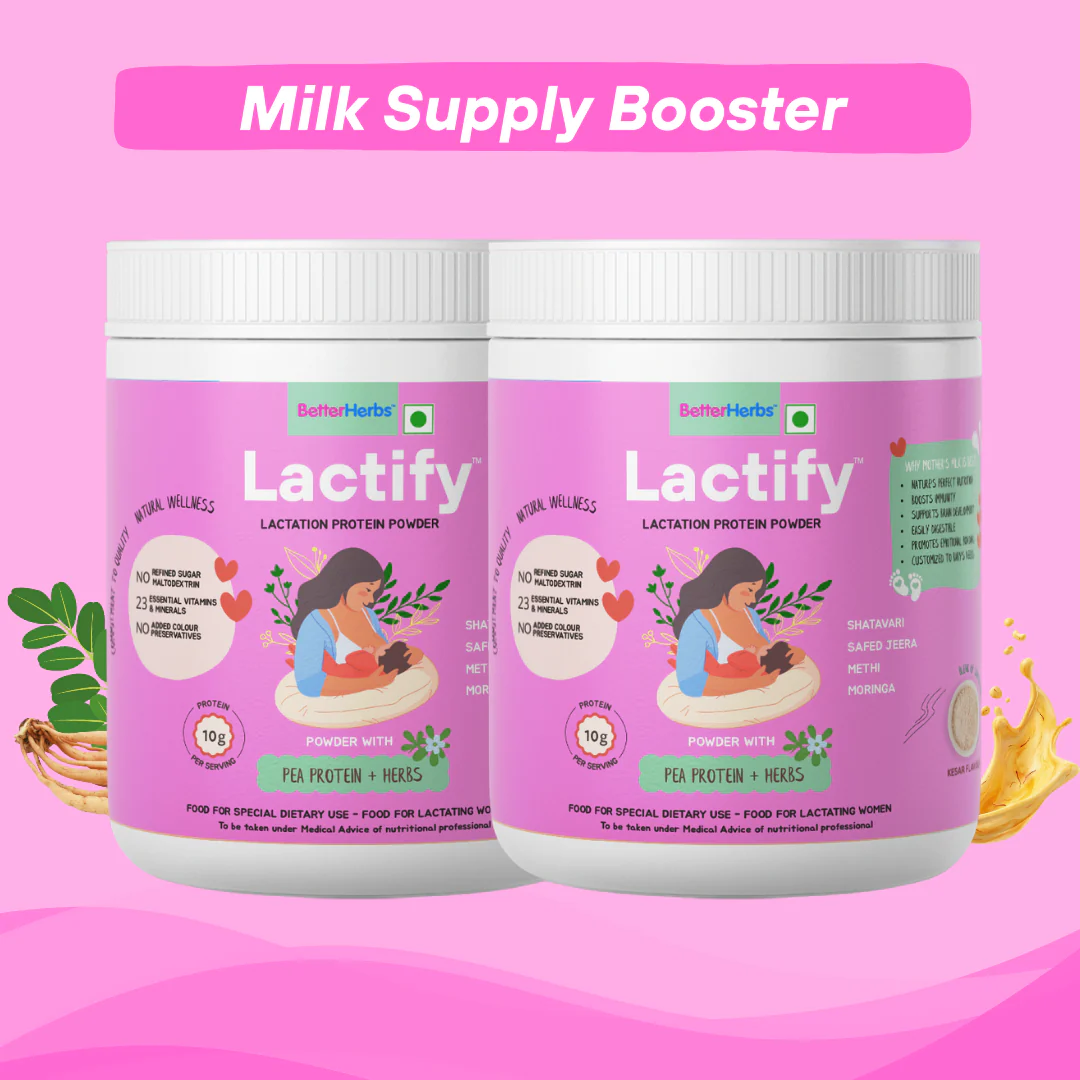 Lactify Lactation Protein Powder for New Moms | Better Milk Supply + Mother's Recovery | No Refined Sugar - 325g - Image 69