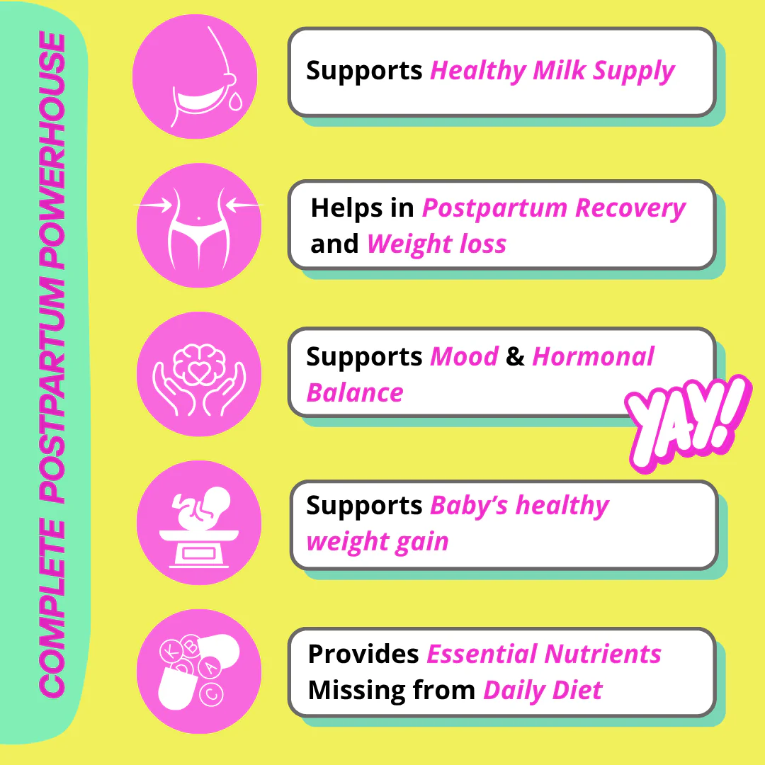 Lactify Lactation Protein Powder for New Moms | Better Milk Supply + Mother's Recovery | No Refined Sugar - 325g - Image 72